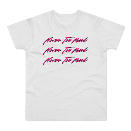 Never Too Much Luther Vandross T Shirt (Standaard Gewicht)