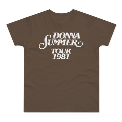 Donna Summer Tour 1981 T Shirt (Standaard Gewicht)