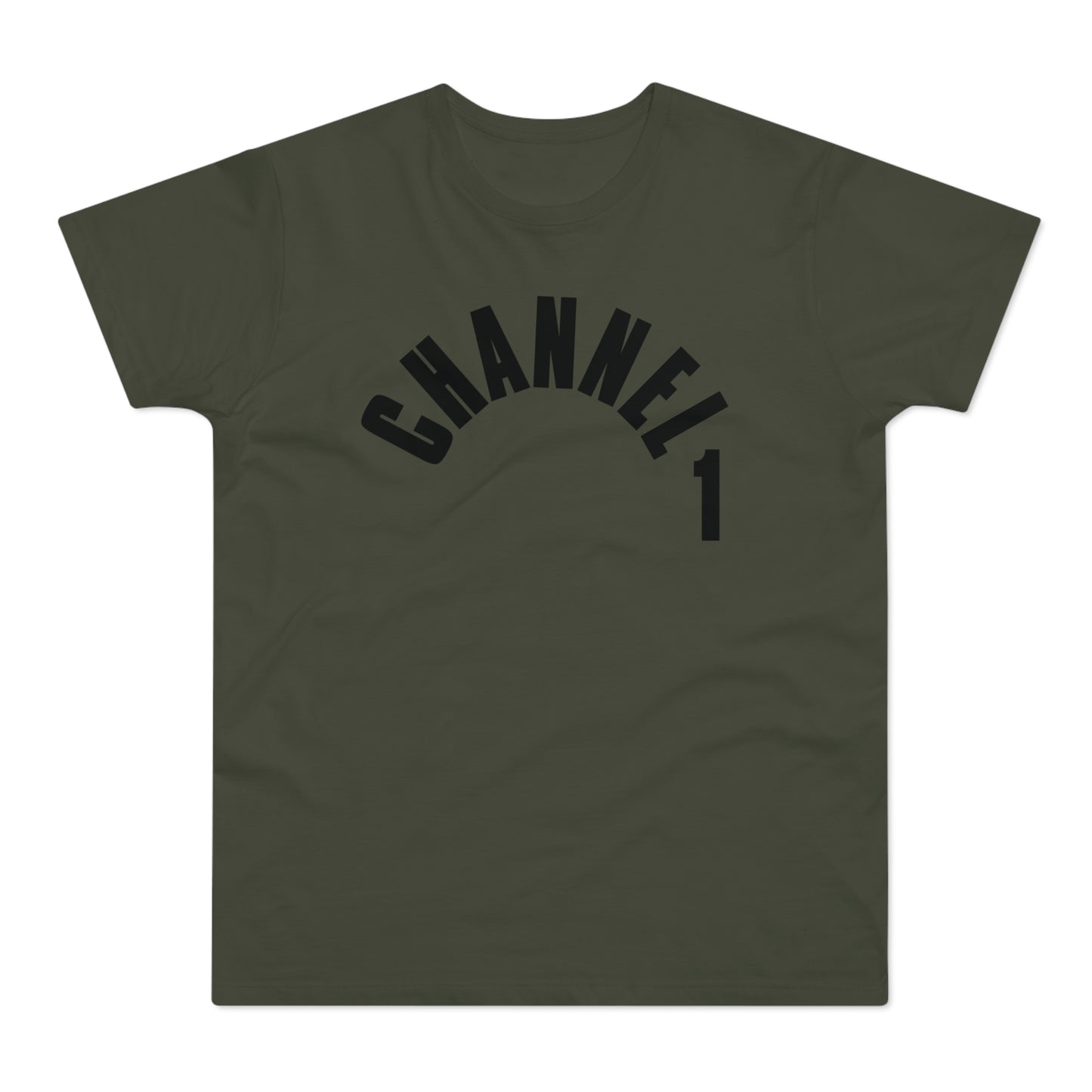 Channel 1 Records T Shirt (Standaard Gewicht)