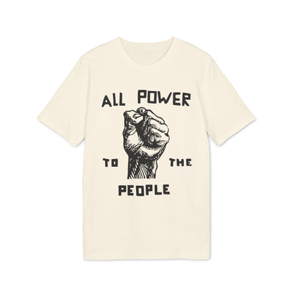 All Power To The People T Shirt (Premium Biologisch)