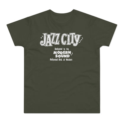 Jazz City T Shirt (Standaard Gewicht) LA Jazz Club