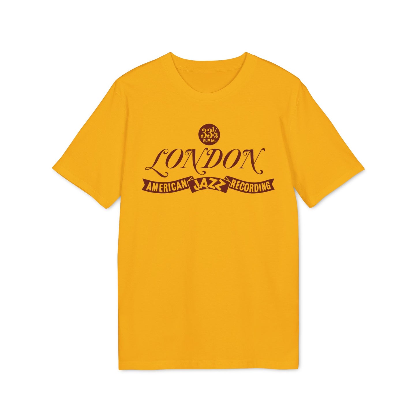 London American Jazz Records T Shirt (Premium Biologisch)