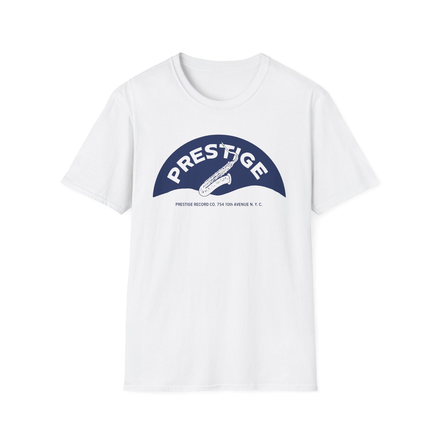 Prestige Records T Shirt – Lichtgewicht Saxophone Design