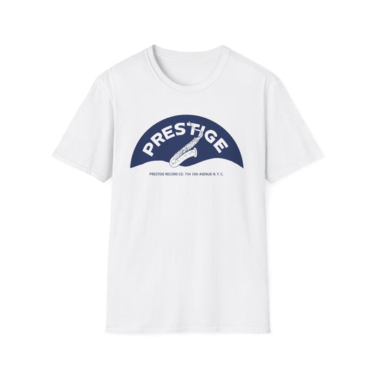 Prestige Records T Shirt – Lichtgewicht Saxophone Design