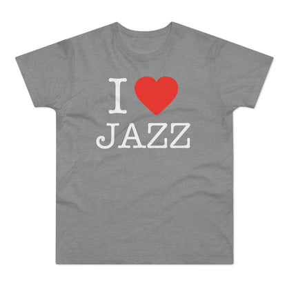 I Love Jazz T Shirt (Standaard Gewicht)