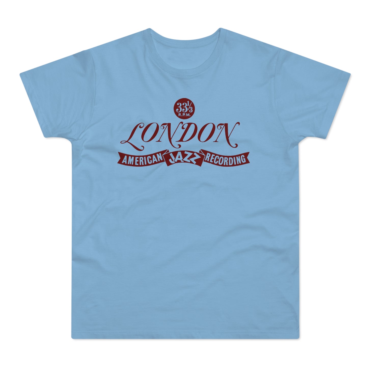 London American Jazz Records T Shirt (Standaard Gewicht)