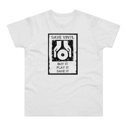 Save The Vinyl T Shirt (Standaard Gewicht)