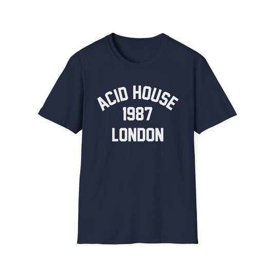 London 1987 Acid House T Shirt (S) - BLACK FRIDAY - NOG SLECHTS 1 STUK – 50% KORTING