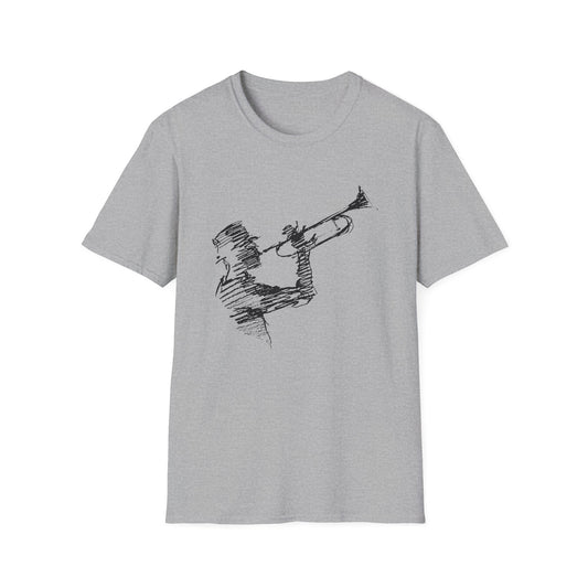 Jazz Trumpet Guy T Shirt (2XL) - BLACK FRIDAY - NOG SLECHTS 1 STUK – 50% KORTING