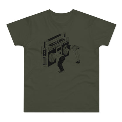 Ghetto Blaster T Shirt (Standaard Gewicht)