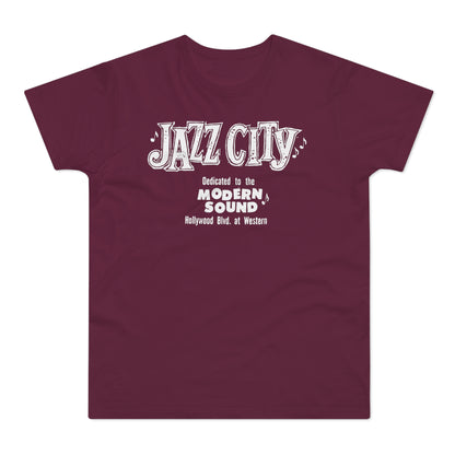 Jazz City T Shirt (Standaard Gewicht) LA Jazz Club