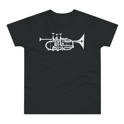 Hit Me With Music T Shirt (Standaard Gewicht)