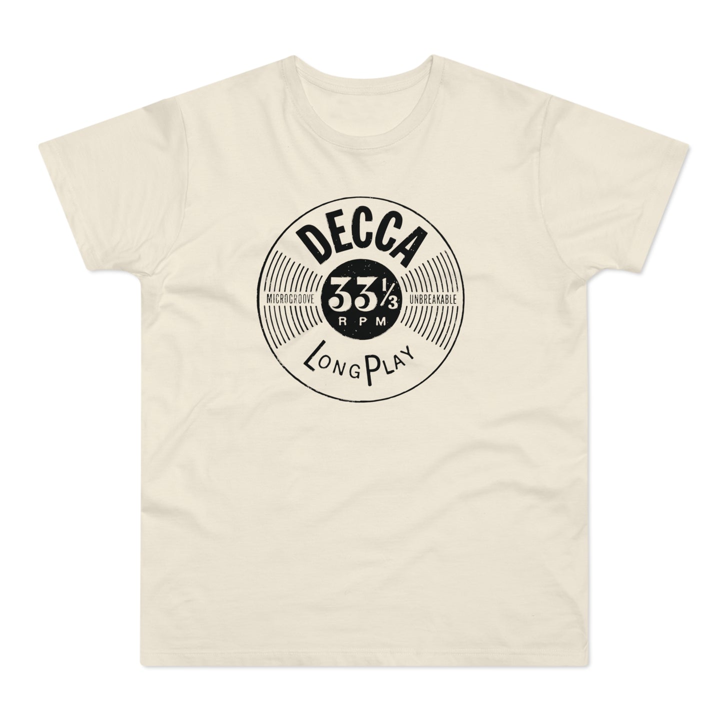 Decca Records Long Play T Shirt (Standaard Gewicht)
