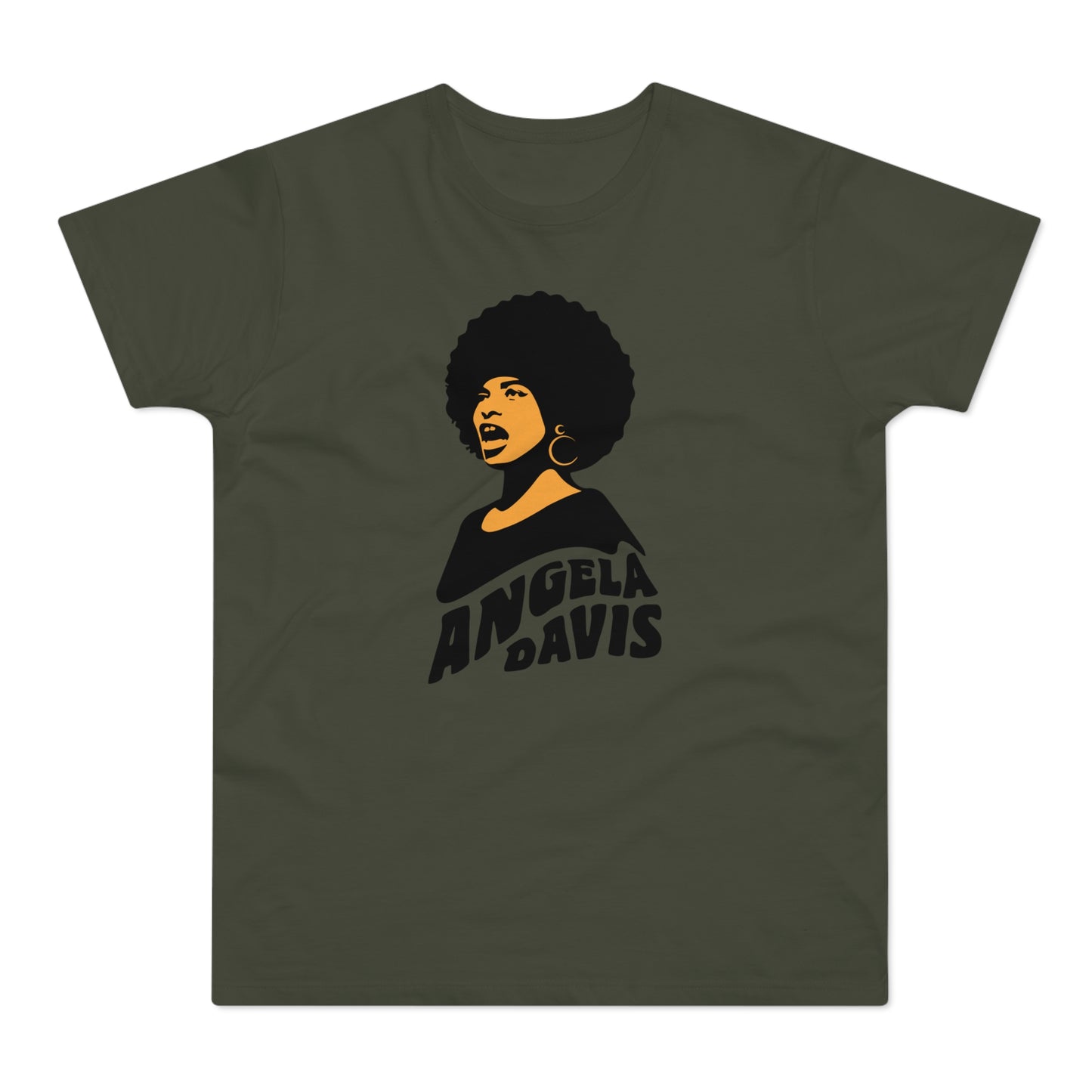 Angela Davis T Shirt (Standaard Gewicht)