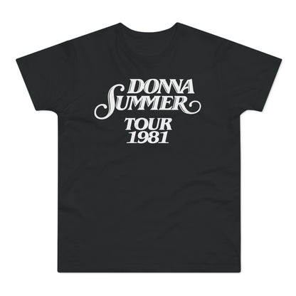 Donna Summer Tour 1981 T Shirt (Standaard Gewicht)