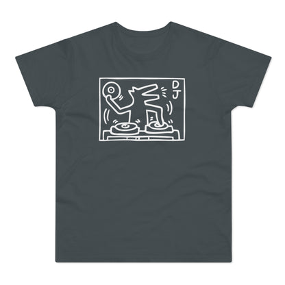 DJ Dog T Shirt (Standaard Gewicht)
