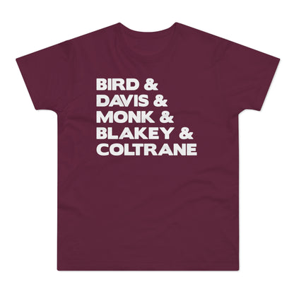 Jazz Legends T Shirt (Standaard Gewicht)