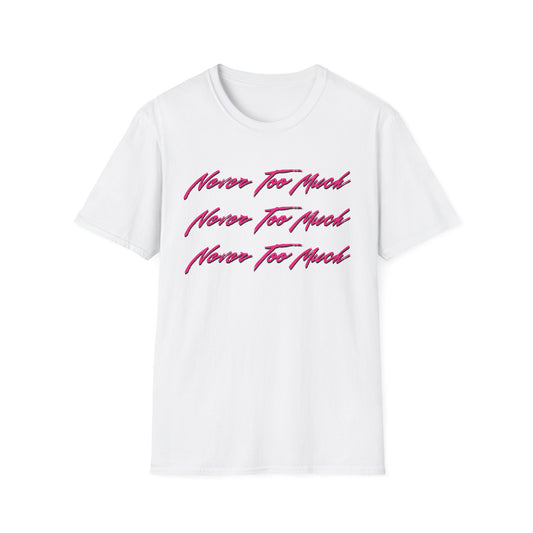 Never Too Much Luther Vandross T Shirt – Lichtgewicht