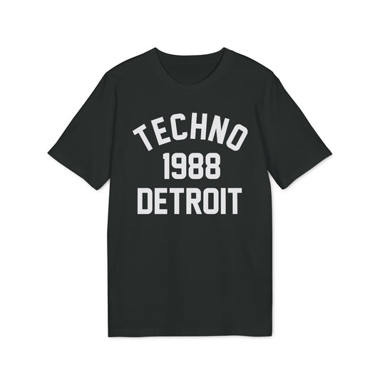 Techno Detroit 1988 T Shirt (Premium Biologisch)