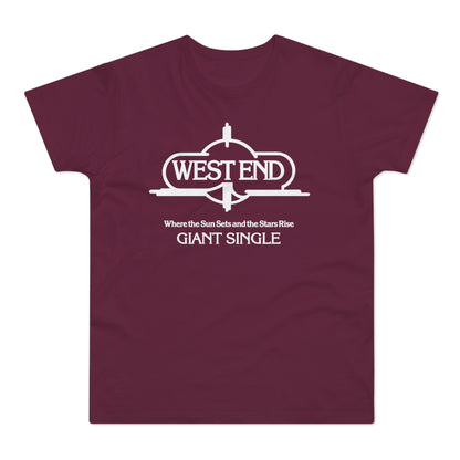 West End Records "Where The Sun Sets" T Shirt (Standaard Gewicht)