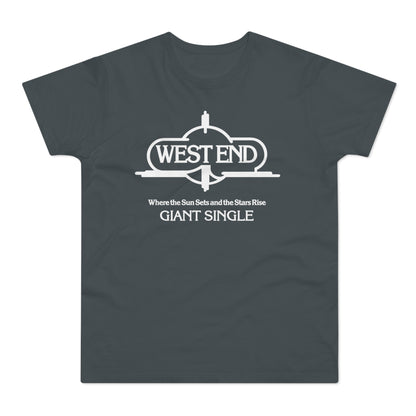 West End Records "Where The Sun Sets" T Shirt (Standaard Gewicht)
