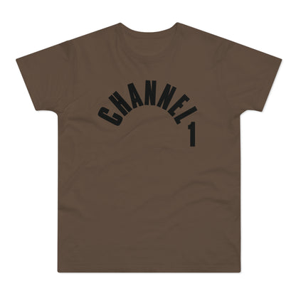 Channel 1 Records T Shirt (Standaard Gewicht)