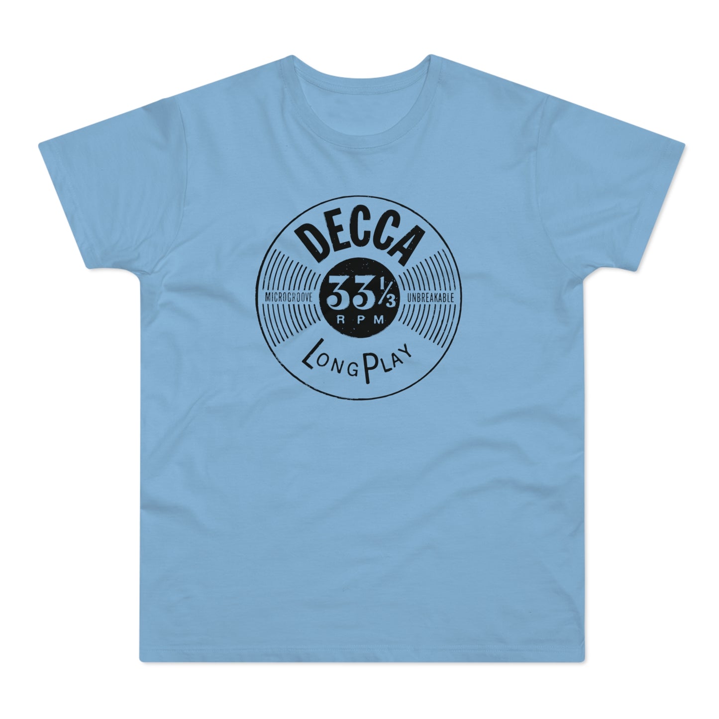 Decca Records Long Play T Shirt (Standaard Gewicht)