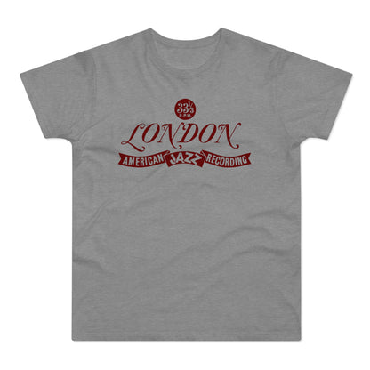 London American Jazz Records T Shirt (Standaard Gewicht)