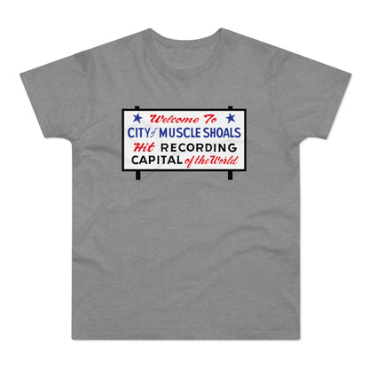 Welcome To Muscle Shoals T Shirt (Standaard Gewicht)