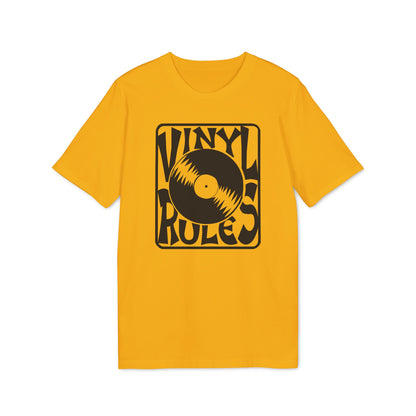 Vinyl Rules T Shirt (Premium Biologisch)