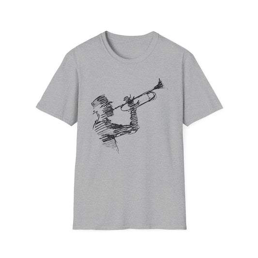 Jazz Trumpet Guy T Shirt (L) - BLACK FRIDAY - NOG SLECHTS 1 STUK – 50% KORTING