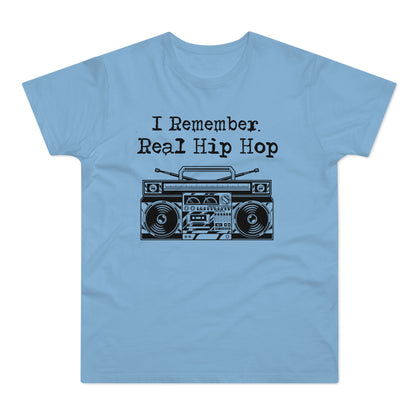 I Remember Real Hip Hop T Shirt (Standaard Gewicht)