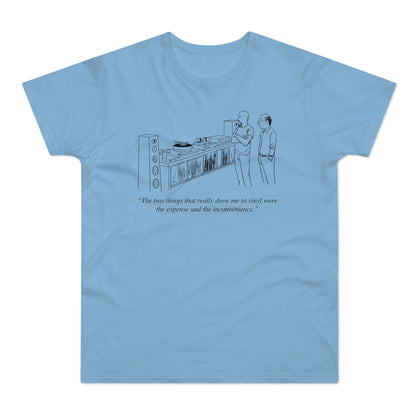 Vinyl Inconvenience T Shirt (Standaard Gewicht)