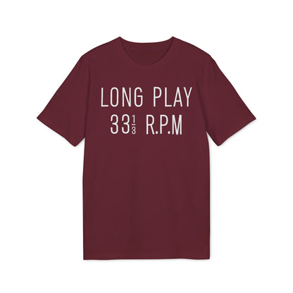 Long Play 33 1/3 RPM T Shirt (Premium Biologisch)