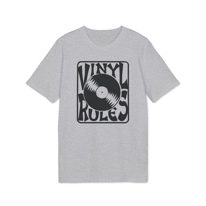 Vinyl Rules T Shirt (Premium Biologisch)