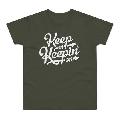 Keep On Keepin' On T Shirt (Standaard Gewicht)
