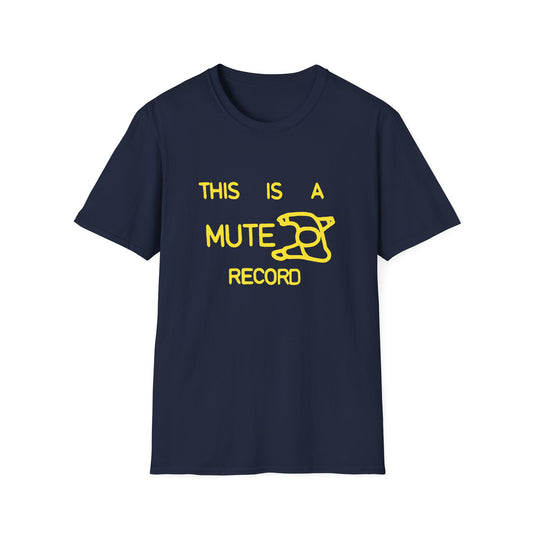This Is A Mute Record T Shirt (XL) - BLACK FRIDAY - NOG SLECHTS 1 STUK – 50% KORTING