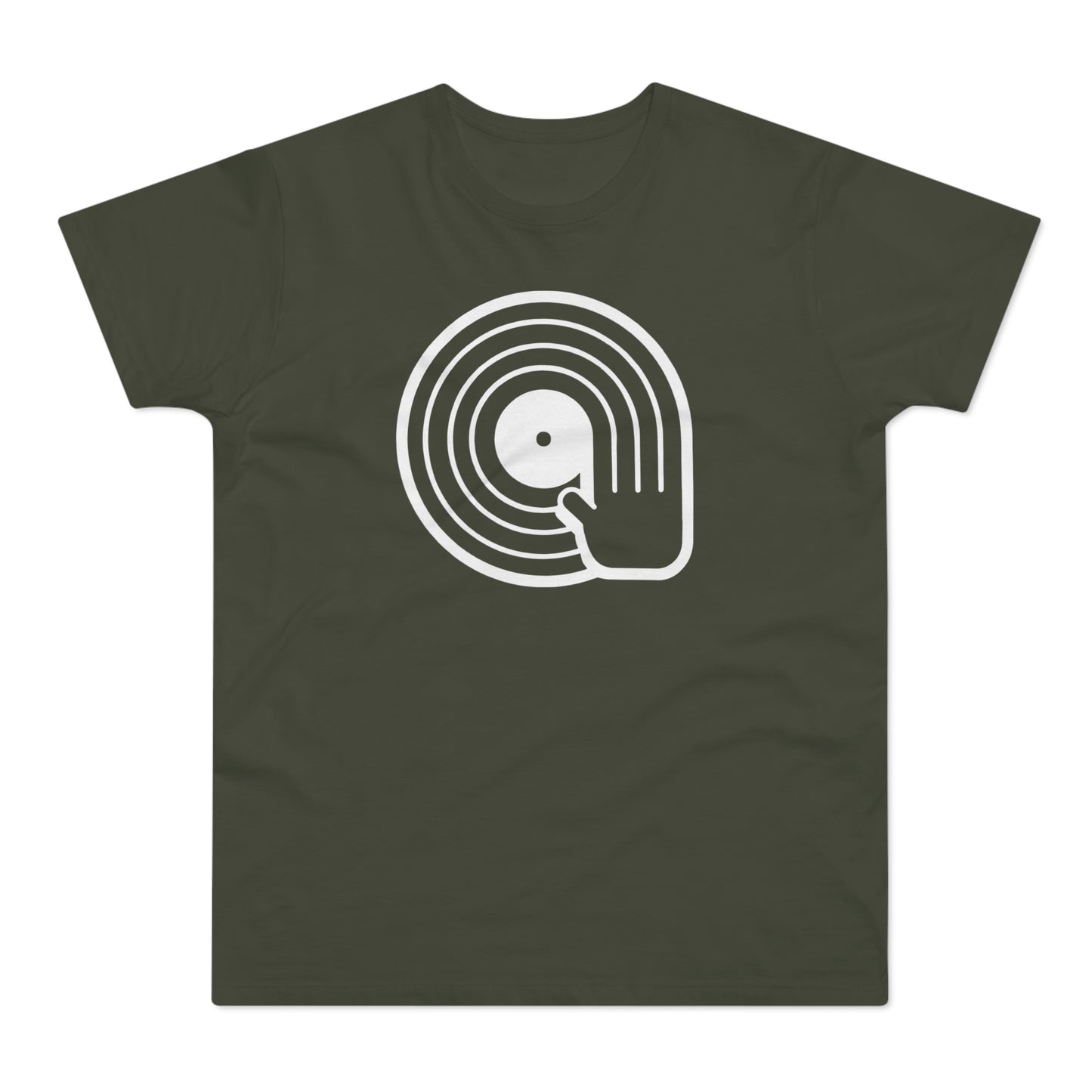 Vinyl Scratching T Shirt (Standaard Gewicht)