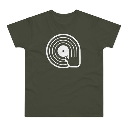 Vinyl Scratching T Shirt (Standaard Gewicht)