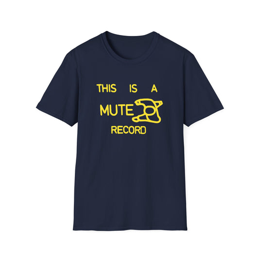 This Is A Mute Record T Shirt (L) - BLACK FRIDAY - NOG SLECHTS 1 STUK – 50% KORTING