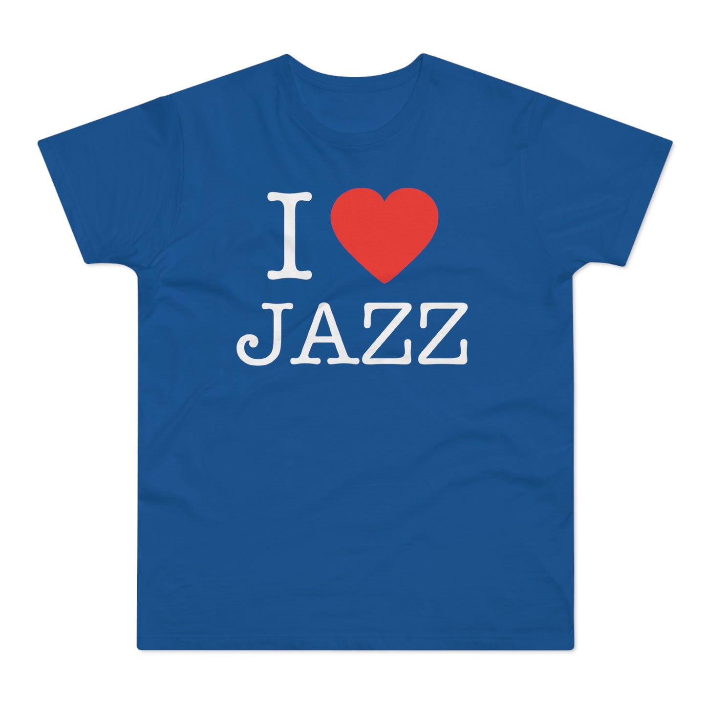 I Love Jazz T Shirt (Standaard Gewicht)