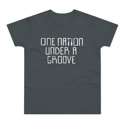 One Nation Under A Groove T Shirt (Standaard Gewicht)