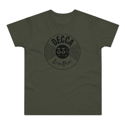Decca Records Long Play T Shirt (Standaard Gewicht)