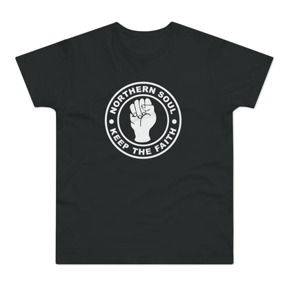 Northern Soul Keep The Faith T Shirt (Standaard Gewicht)