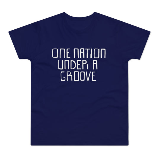 One Nation Under A Groove T Shirt (Standaard Gewicht)