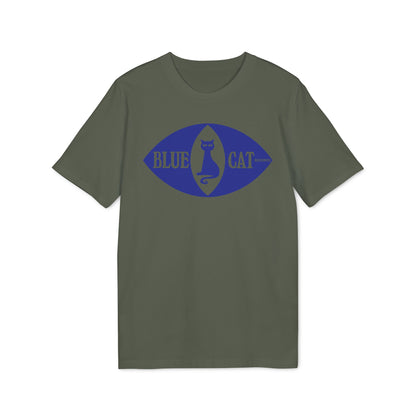 Blue Cat Records Eye T Shirt (Premium Biologisch)