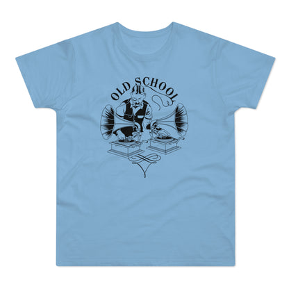 Old School DJ T Shirt (Standaard Gewicht)
