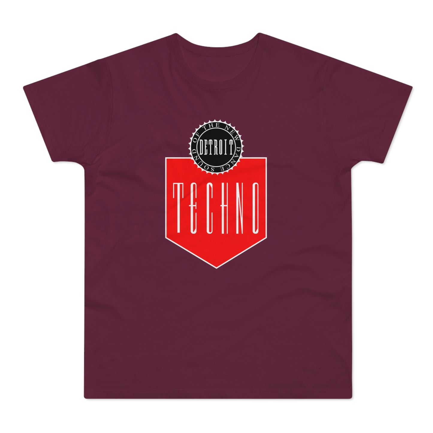 Detroit Sound Of Techno T Shirt (Standaard Gewicht)