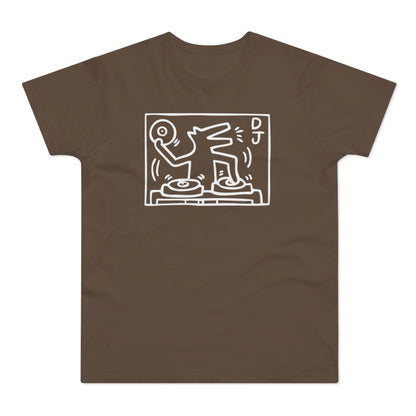 DJ Dog T Shirt (Standaard Gewicht)