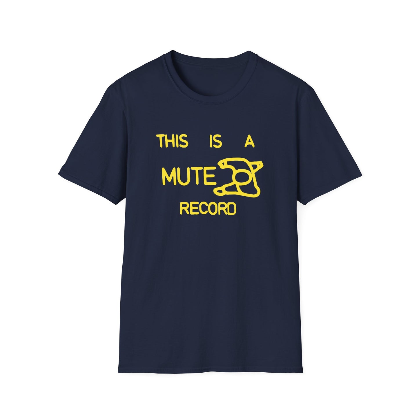 This Is A Mute Record T Shirt (M) - BLACK FRIDAY - NOG SLECHTS 1 STUK – 50% KORTING
